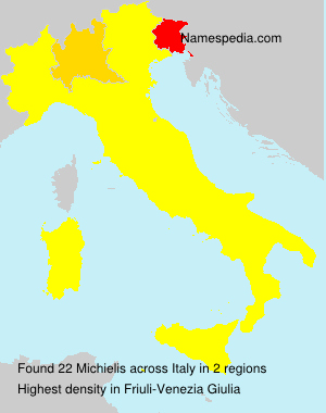 Surname Michielis in Italy Surname Michielis in Italy