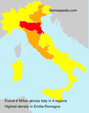 Surname Miftah in Italy Surname Miftah in Italy