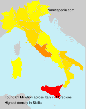 Surname Millefiori in Italy Surname Millefiori in Italy