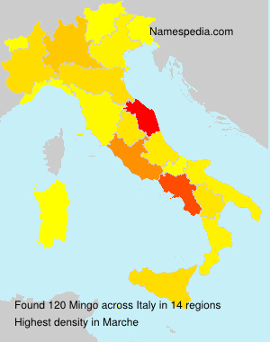 Surname Mingo in Italy Surname Mingo in Italy