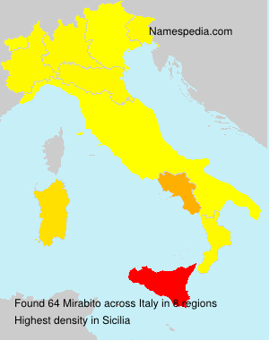 Surname Mirabito in Italy Surname Mirabito in Italy