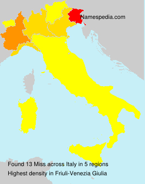 Surname Miss in Italy Surname Miss in Italy