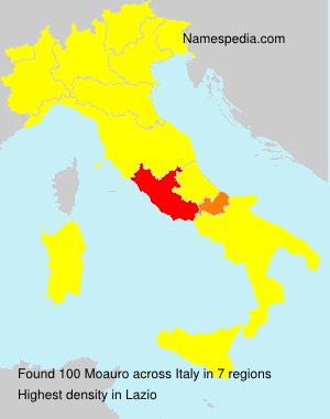 Surname Moauro in Italy Surname Moauro in Italy