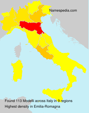Surname Modelli in Italy Surname Modelli in Italy