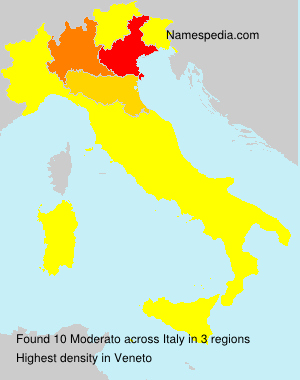 Surname Moderato in Italy Surname Moderato in Italy