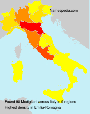 Surname Modigliani in Italy Surname Modigliani in Italy