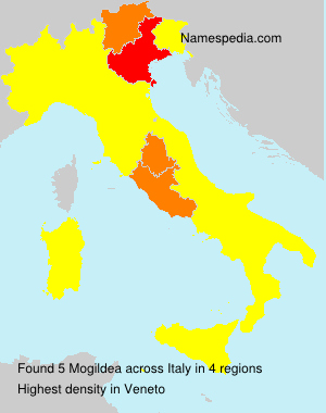 Surname Mogildea in Italy Surname Mogildea in Italy