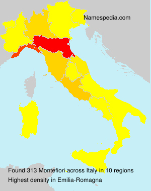 Surname Montefiori in Italy Surname Montefiori in Italy