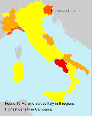 Surname Morbillo in Italy Surname Morbillo in Italy