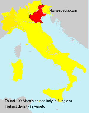 Surname Morbin in Italy Surname Morbin in Italy