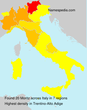 Surname Moritz in Italy Surname Moritz in Italy