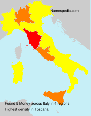 Surname Morley in Italy Surname Morley in Italy
