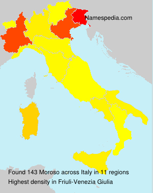 Surname Moroso in Italy Surname Moroso in Italy