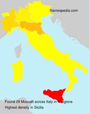 Surname Moscatt in Italy Surname Moscatt in Italy