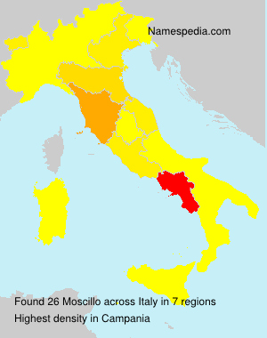 Surname Moscillo in Italy Surname Moscillo in Italy