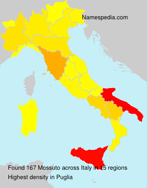 Surname Mossuto in Italy Surname Mossuto in Italy