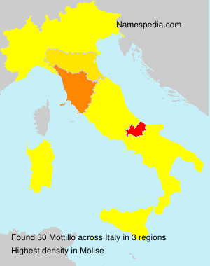 Surname Mottillo in Italy Surname Mottillo in Italy