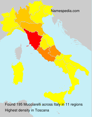 Surname Mucciarelli in Italy Surname Mucciarelli in Italy