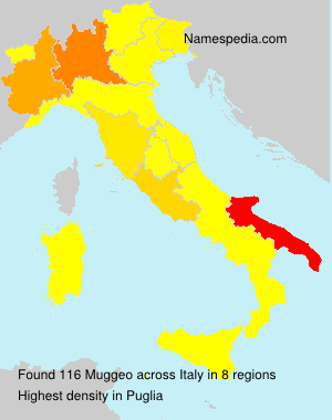 Surname Muggeo in Italy Surname Muggeo in Italy
