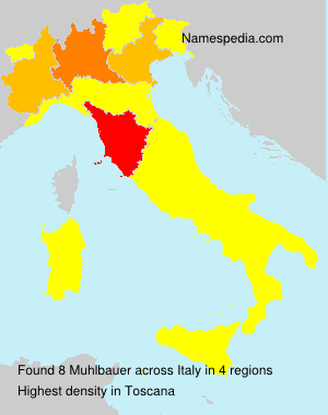 Surname Muhlbauer in Italy Surname Muhlbauer in Italy