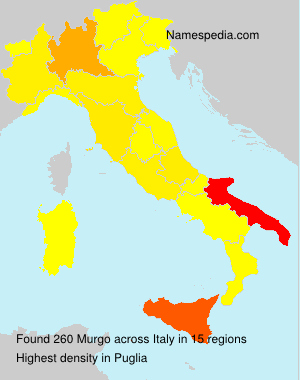 Surname Murgo in Italy Surname Murgo in Italy