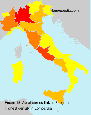Surname Musat in Italy Surname Musat in Italy