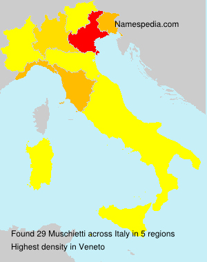 Surname Muschietti in Italy Surname Muschietti in Italy
