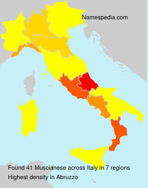 Surname Muscianese in Italy Surname Muscianese in Italy