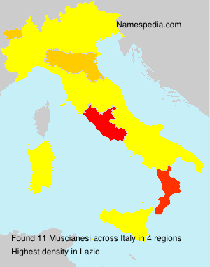 Surname Muscianesi in Italy Surname Muscianesi in Italy