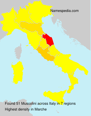 Surname Muscolini in Italy Surname Muscolini in Italy