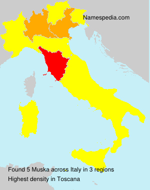 Surname Muska in Italy Surname Muska in Italy