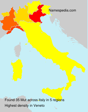Surname Mut in Italy Surname Mut in Italy