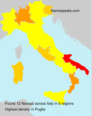 Surname Naracci in Italy Surname Naracci in Italy