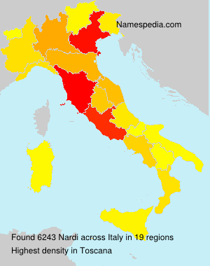 Surname Nardi in Italy Surname Nardi in Italy