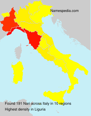 Surname Nari in Italy Surname Nari in Italy