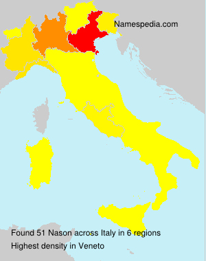 Surname Nason in Italy