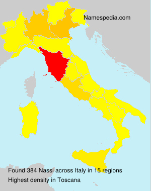 Surname Nassi in Italy Surname Nassi in Italy