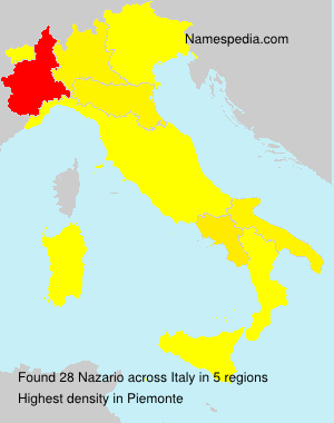 Surname Nazario in Italy