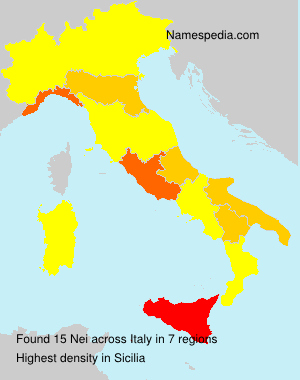 Surname Nei in Italy Surname Nei in Italy