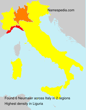 Surname Neumaier in Italy Surname Neumaier in Italy