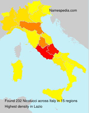 Surname Nicolucci in Italy Surname Nicolucci in Italy