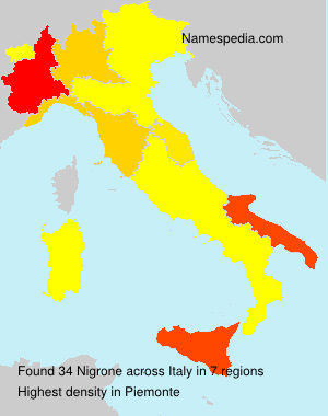 Surname Nigrone in Italy Surname Nigrone in Italy