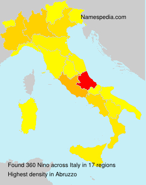 Surname Nino in Italy Surname Nino in Italy
