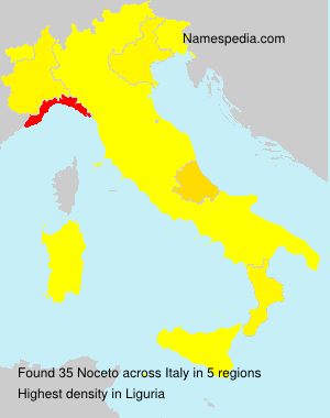 Surname Noceto in Italy Surname Noceto in Italy