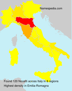 Surname Nocetti in Italy Surname Nocetti in Italy