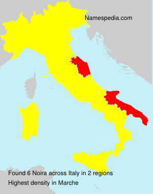 Surname Noira in Italy Surname Noira in Italy