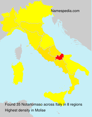 Surname Notartomaso in Italy Surname Notartomaso in Italy