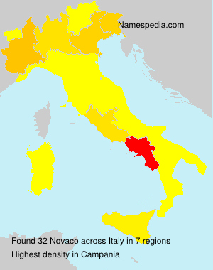 Surname Novaco in Italy Surname Novaco in Italy