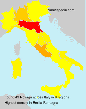 Surname Novaga in Italy Surname Novaga in Italy