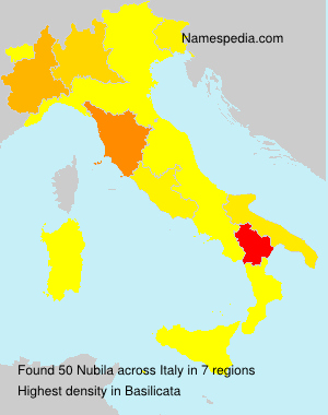 Surname Nubila in Italy